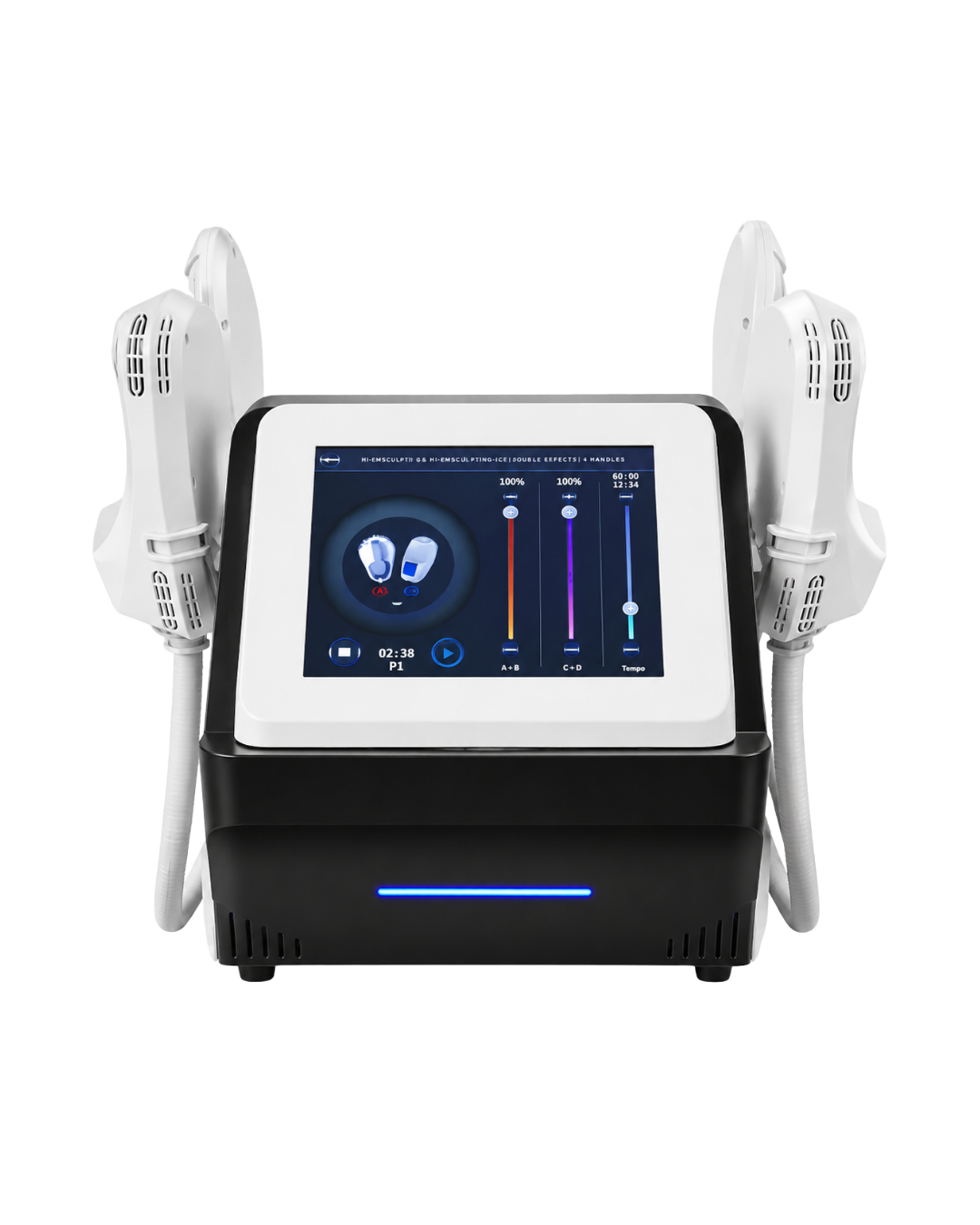Equipo de pulso electromagnetico con radiofrecuencia y asiento pelvico